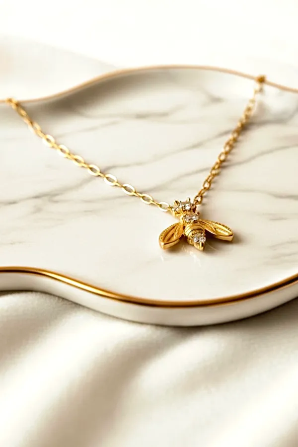 Bee_Zircon_Solitaires_Luxe_Necklace