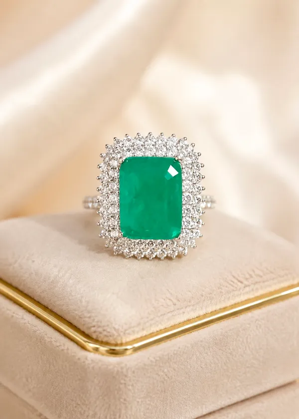 Exquisite_Emerald_Double_Halo_Cocktail_Ring