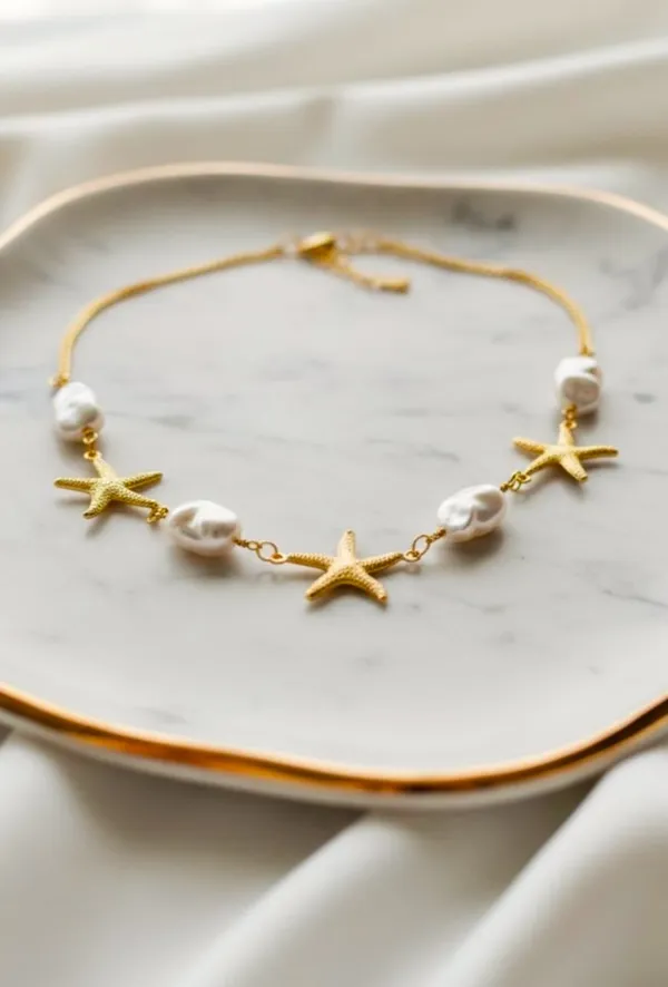 Starfish_Baroque_Pearl_Beach_Necklace