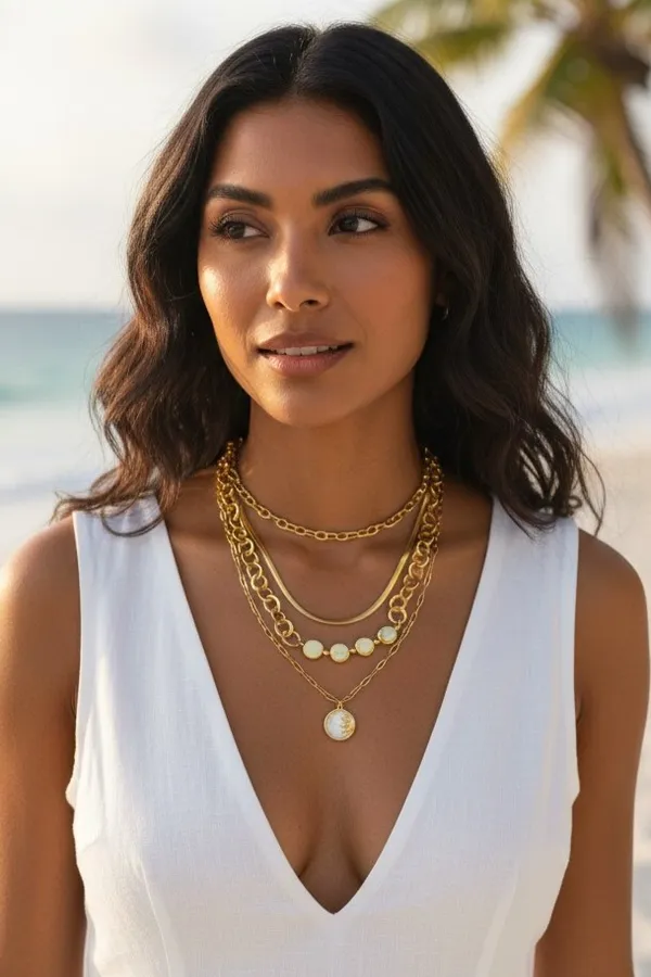 Hannah_18kt_Gold_Plated_Triple_Layered_Necklace