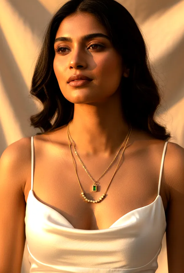 Emerald_Elegance_Double_Layered_Necklace