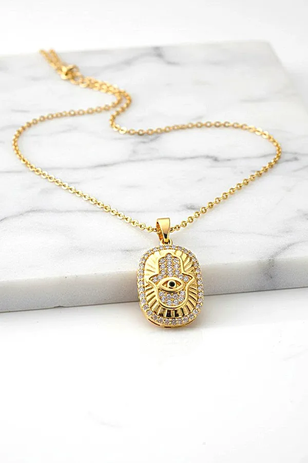 Hamsa_Charm_Necklace