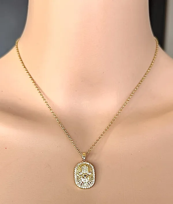 Hamsa_Charm_Necklace
