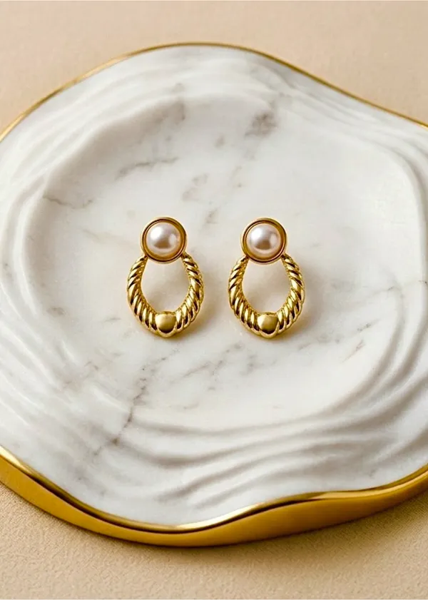 Pearl_Rope_18kt_Gold_Plated_Earrings