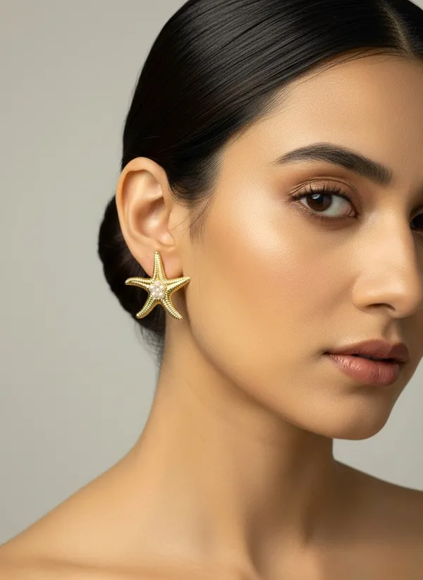 Rachel_Waterproof_Pearl_Starfish_Stud_Earrings