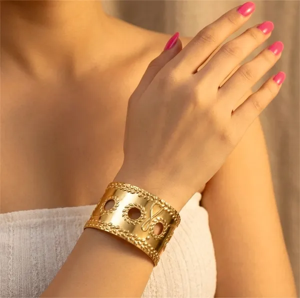 Celestine_18kt_Gold_Plated_Cuff_Bracelet