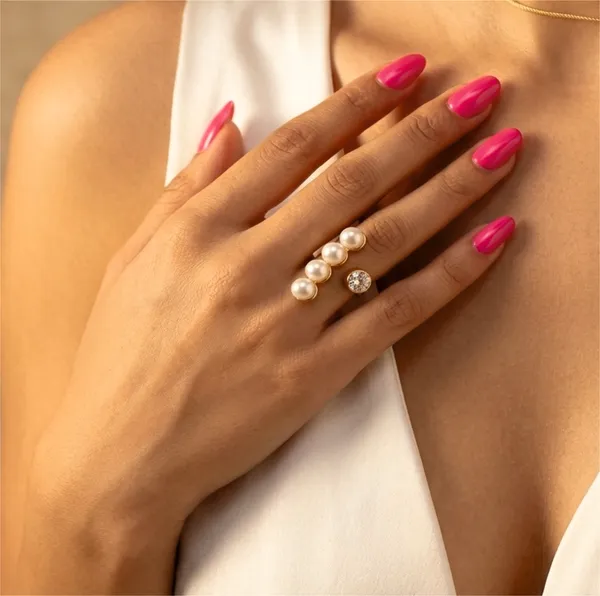 Pearls_Elegance_Open_Gold_Ring