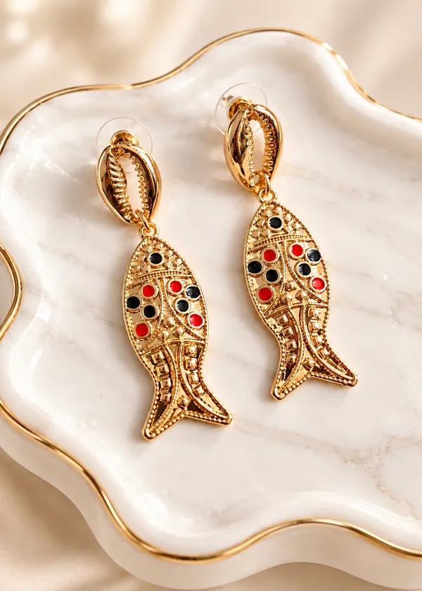 Coralia_Gold_Plated_Fish_Charm_Luxe_Earrings