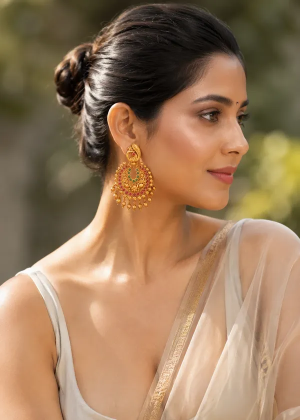 Rivaayat_Antique_Gold_Royal_Jhumkas_Earrings