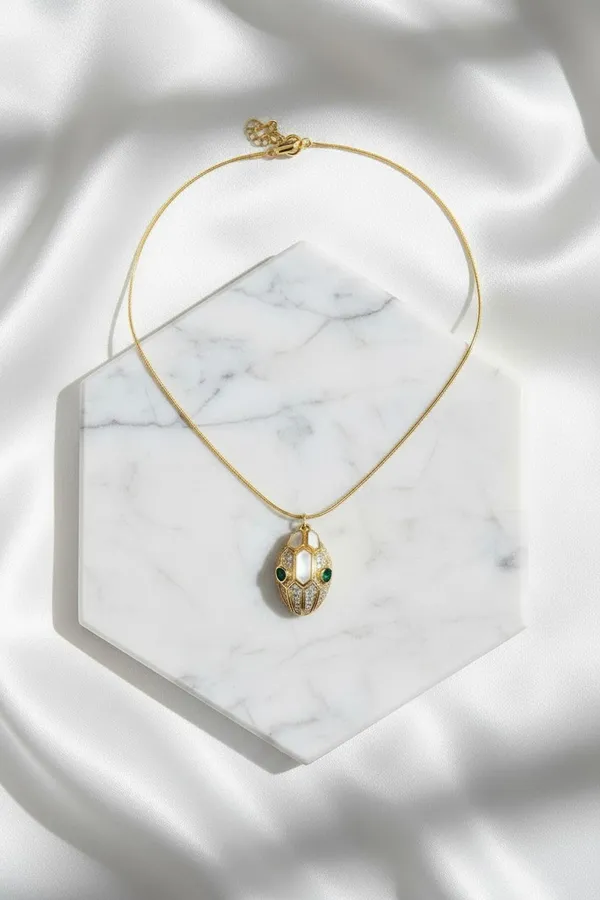 Emerald_Zircon_Serpant_Luxe_Necklace