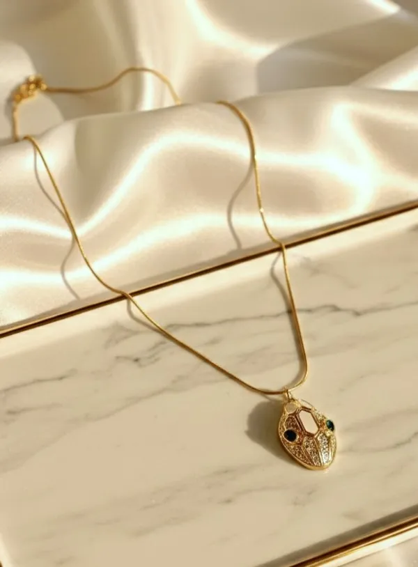 Emerald_Zircon_Serpant_Luxe_Necklace