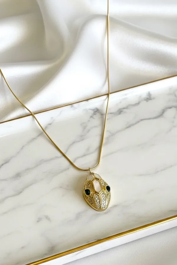 Emerald_Zircon_Serpant_Luxe_Necklace