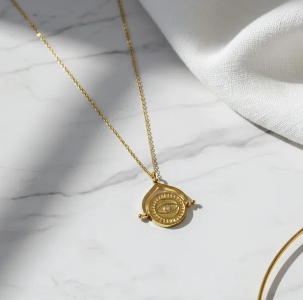 18Kt_Gold_Plated_Evil_Eye_Zircon_Stud_Necklace