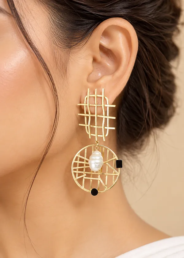 Vienna_Abstract_Pearl_Drop_Earrings