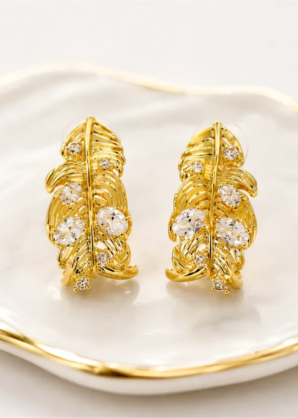 Curled_Feathers_Zircon_Luxe_Stud_Earrings
