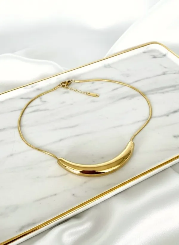 Lia_Gold_Plated_Arc_Statement_Necklace