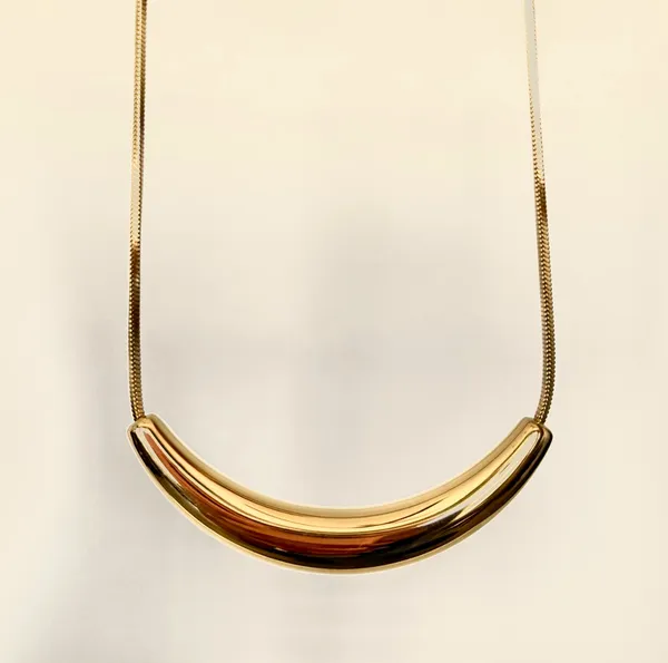 Lia_Gold_Plated_Arc_Statement_Necklace