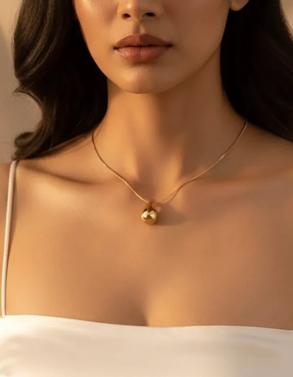 18Kt_Gold_Plated_Droplet_Necklace