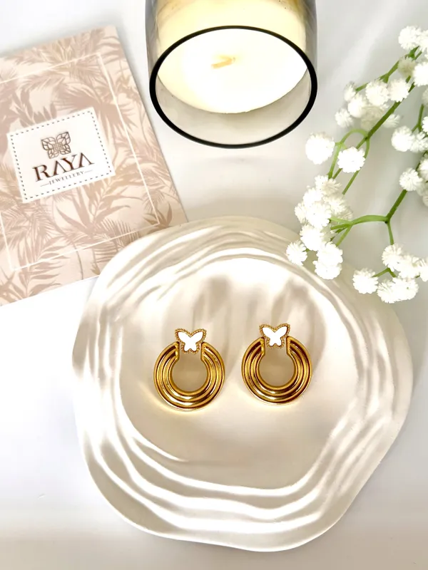 Butterfly_Swirl_8Kt_Gold_Plated_Stud_Earrings