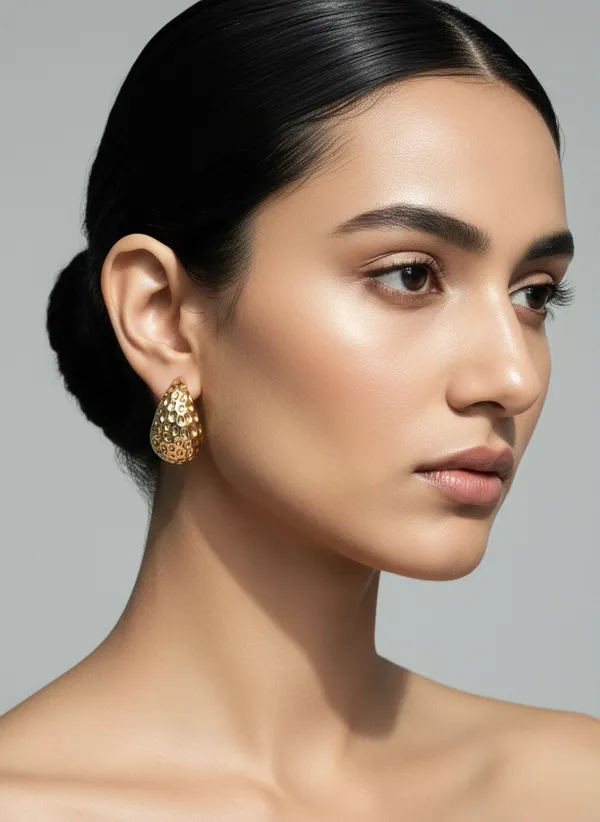 18kt_Gold_Plated_Hammered_Drops_Studs