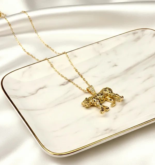 Zirconia_Panther_18_Kt_Gold_Plated_Luxe_Necklace