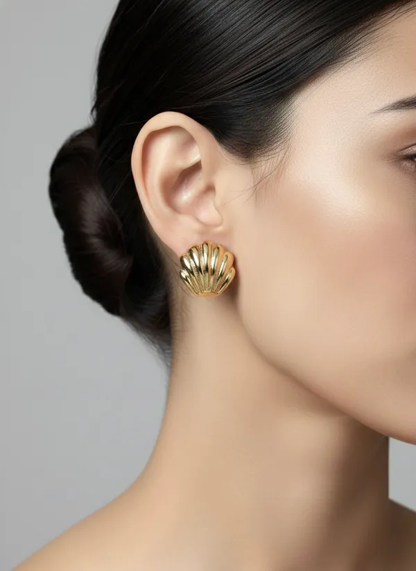 18kt_Gold_Plated_Seashells_Stud_Earrings