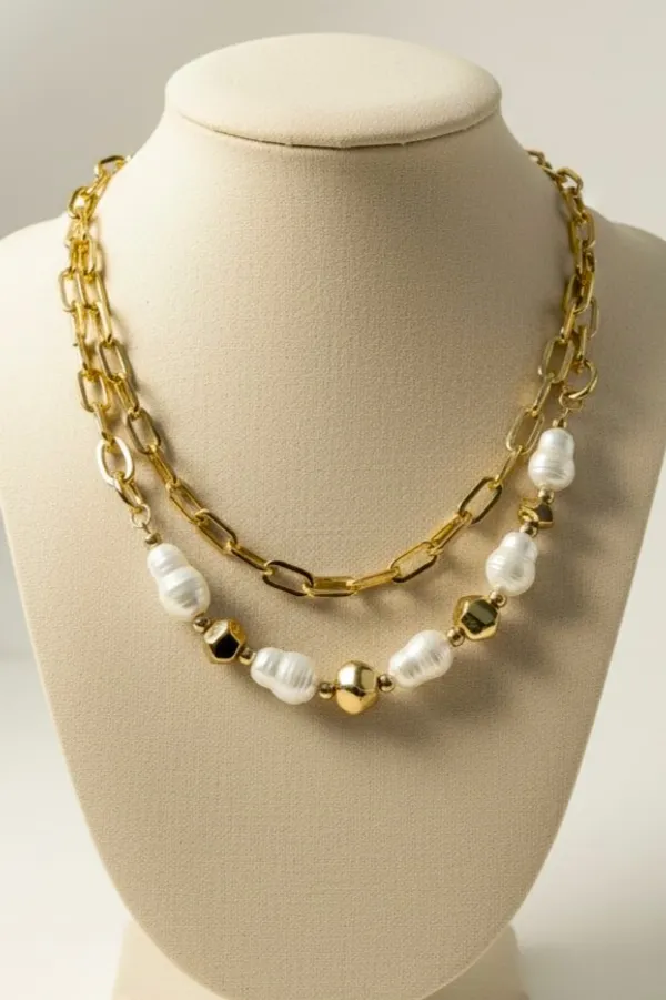 Sophie_Baroque_Pearl_Chain_Link_Double_Layered_Necklace
