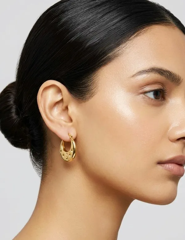 Veronica_Everyday_Waterproof_Hoop_Earrings