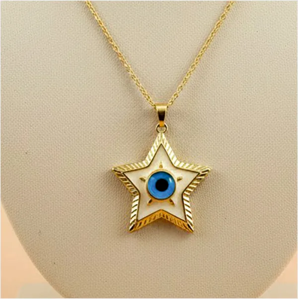 Star_Evil_Eye_18Kt_Gold_Plated_Everyday_Necklace