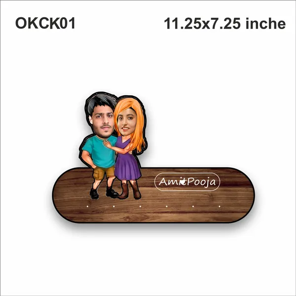 Personalized_Wooden_Name_Plate_With_Cartoon_Couple_Stand