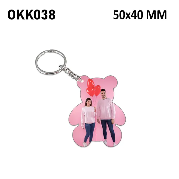 Personalized_Photo_Keychain_-_Pink_Teddy_Bear_Shape_(50X40Mm)