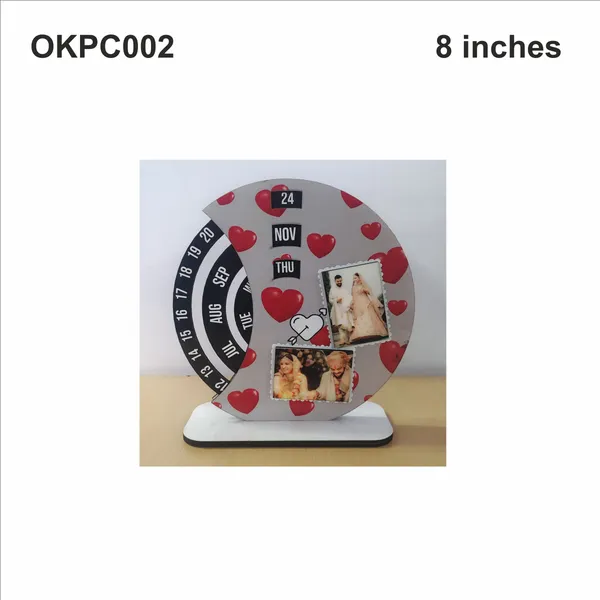 Personalized_Photo_Perpetual_Calendar_With_Heart_Design_-_8_Inches