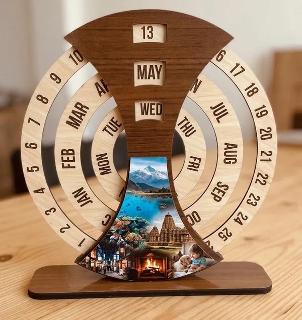 Personalized_Photo_Perpetual_Calendar_With_Heart_Design_-_12_Inches