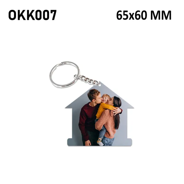 Personalized_House-Shaped_Photo_Keychain_(65X60_Mm)