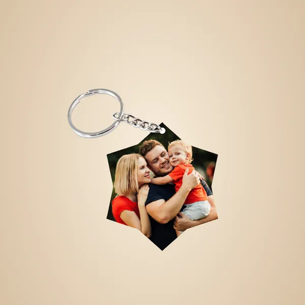 Personalized_Star-Shaped_Photo_Keychain_-_60X52Mm