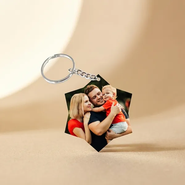 Personalized_Star-Shaped_Photo_Keychain_-_60X52Mm