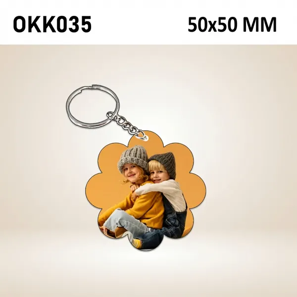 Personalized_Flower-Shaped_Photo_Keychain_(50X50_Mm)_-_Okk035