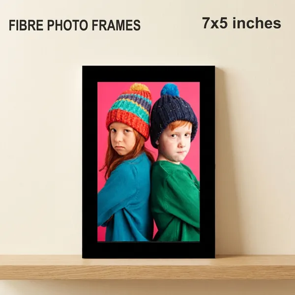 7X5_Inches_Black_Fibre_Photo_Frame