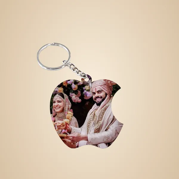 Personalized_Photo_Keychain_-_Apple_Shape_(50X50Mm)