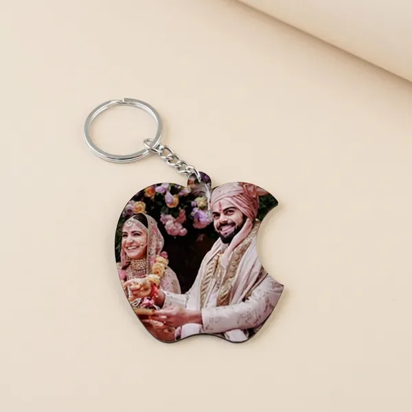 Personalized_Photo_Keychain_-_Apple_Shape_(50X50Mm)