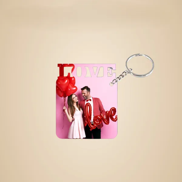 Personalized_Photo_Keychain_-_Square_Shape_With_Love_Design_(60X50Mm)