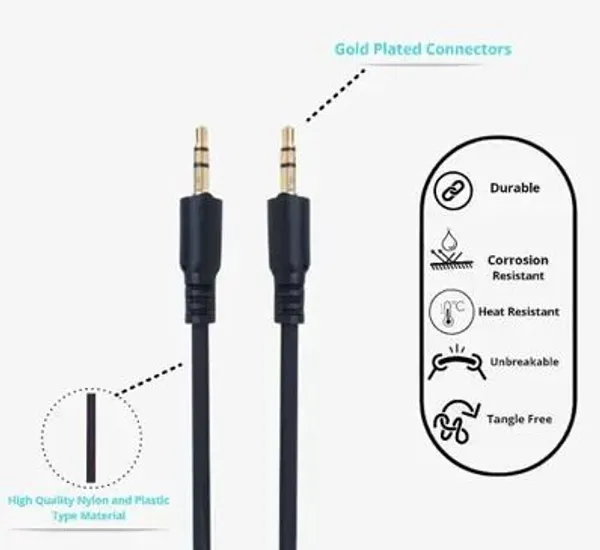 Black_Copper_Or_Pvc_Aux_Cable