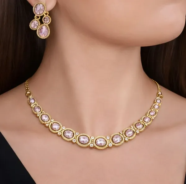 Pink_Resin_Or_Copper_Jewellery_Set