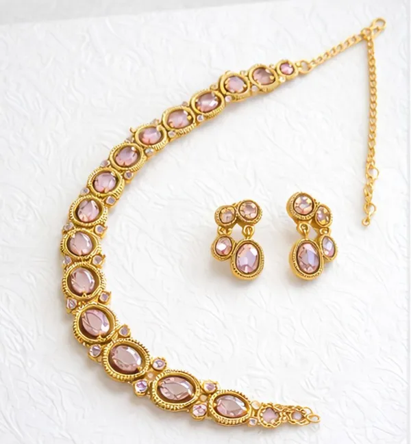 Pink_Resin_Or_Copper_Jewellery_Set