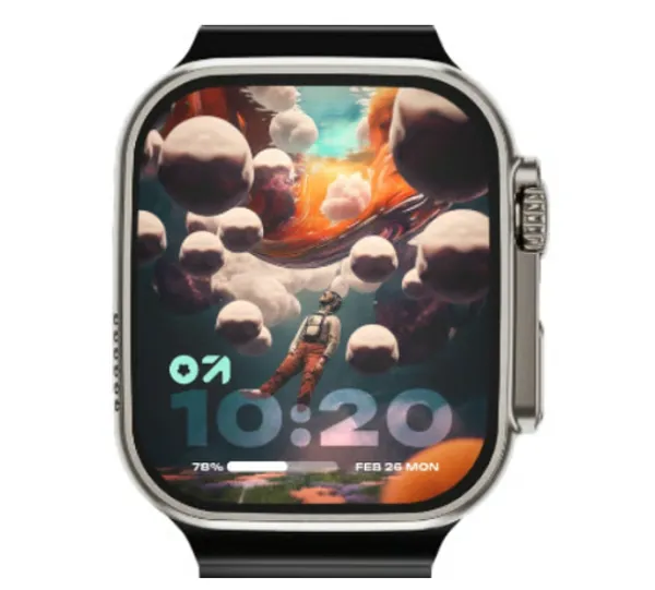GOBOULT_Crown_BT_Calling_HD_Smart_Watch_(Black)