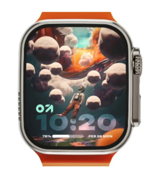 GOBOULT_Crown_BT_Calling_HD_Smart_Watch_(Orange)