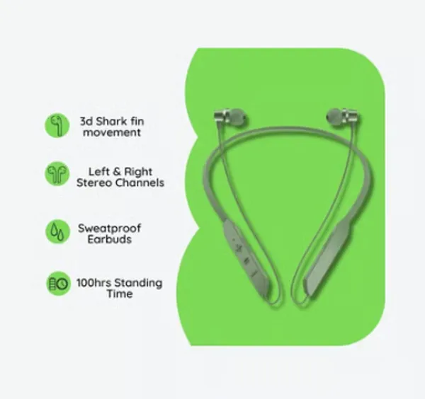Slainte_Max_Magnetic_Bluetooth_Neckband_Earphones_with_Noise_Cancelation_(Mint_Green)