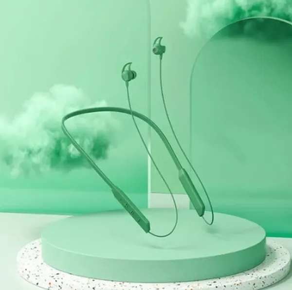 Slainte_Max_Magnetic_Bluetooth_Neckband_Earphones_with_Noise_Cancelation_(Mint_Green)