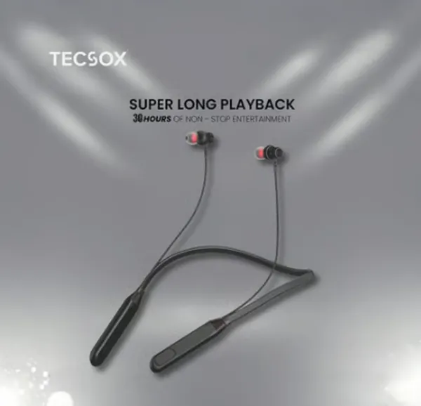 Tecsox_Spark411_Bluetooth_Neckband_Earphones_(Black)