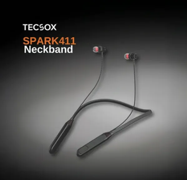 Tecsox_Spark411_Bluetooth_Neckband_Earphones_(Black)